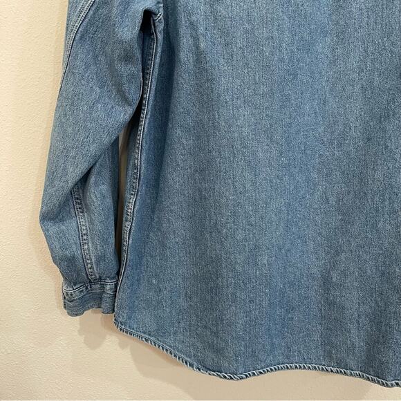 Vintage Pepe Jeans London Portobello Road W11 Denim Button Up Shirt - Small - Picture 8 of 15